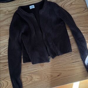 Zip up cardigan